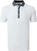 Camiseta polo Footjoy Tossed Tulip Trim Mens Polo Shirt True Blue/Navy/White M Camiseta polo