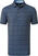 Chemise polo Footjoy Travel Print Mens Polo Shirt Navy/True Blue L