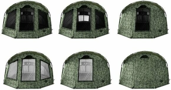 Bivvy / Shelter Delphin Front Wall Windows C3 LUX ClimaControl C2G - 1
