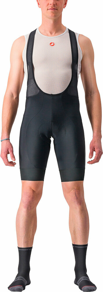 Biciklističke hlače i kratke hlače Castelli Entrata 2 Bibshort Black S Biciklističke hlače i kratke hlače