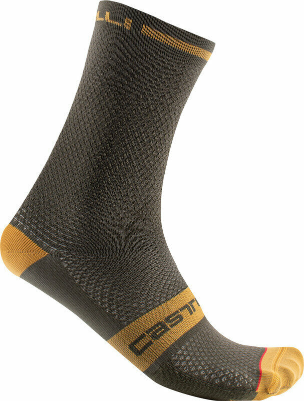Biciklistički čarape Castelli Superleggera T 12 Sock Deep Green S/M Biciklistički čarape