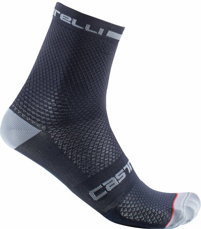 Cycling Socks Castelli Superleggera T 12 Sock Belgian Blue S/M Cycling Socks