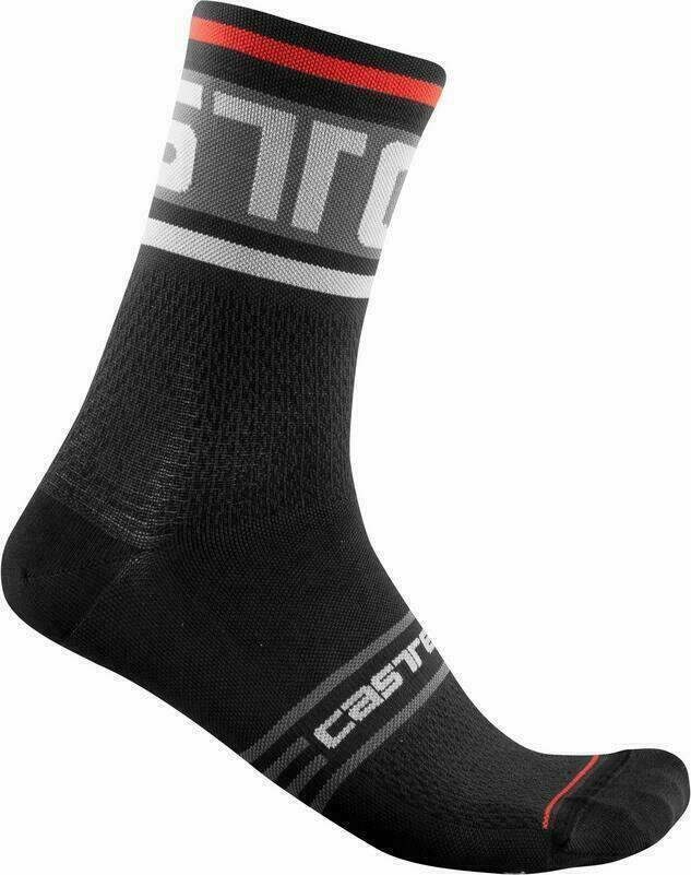 Kolesarske nogavice Castelli Prologo 15 Sock Black S/M Kolesarske nogavice