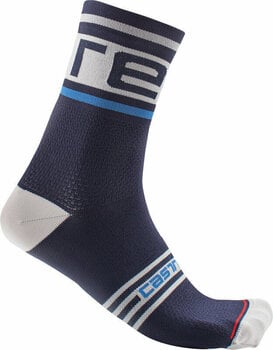 Cycling Socks Castelli Prologo 15 Sock Belgian Blue S/M Cycling Socks - 1
