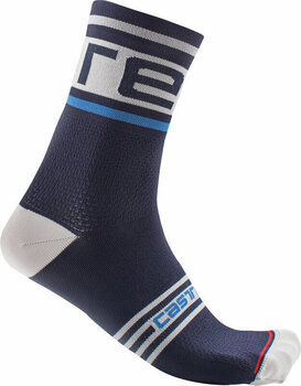 Cyklo ponožky Castelli Prologo 15 Sock Belgian Blue L/XL Cyklo ponožky - 1