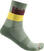 Чорапи за колоездене Castelli Blocco 15 Sock Avocado Green S/M Чорапи за колоездене