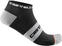 Чорапи за колоездене Castelli Lowboy 2 Sock Black/White S/M Чорапи за колоездене