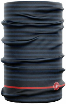 Fietspet Castelli Light Head Thingy Saville Blue/Red Nek warmer - 1