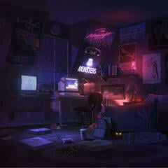 Disc de vinil The Midnight - Monsters (Clear/Purple Splatter Coloured) (2 LP)