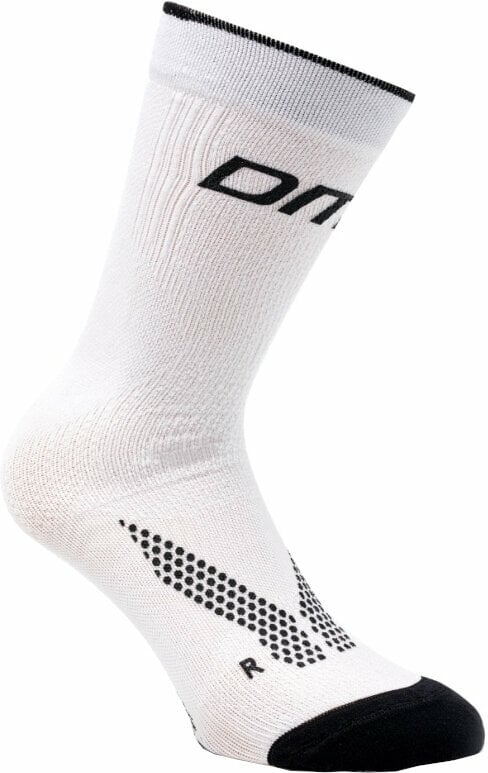 Fietssokken DMT S-Print Biomechanic Sock White XS/S Fietssokken