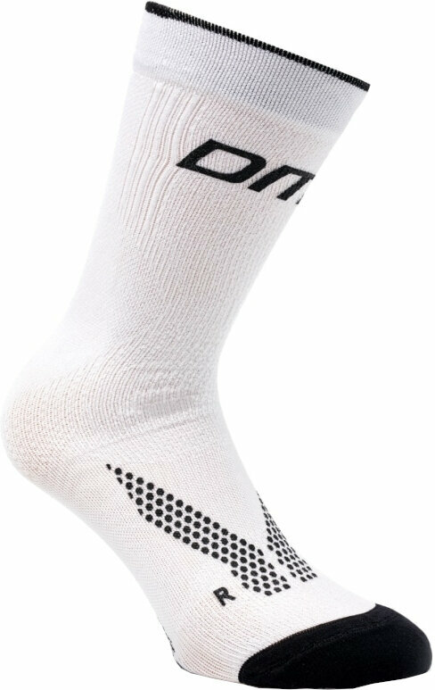 Cykelstrumpor DMT S-Print Biomechanic Sock White M/L Cykelstrumpor