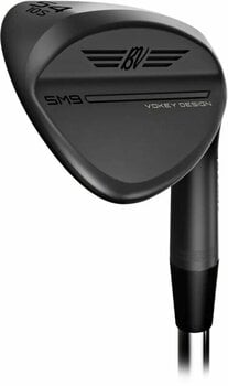 Стик за голф - Wedge Titleist SM9 Jet Black Стик за голф - Wedge Дясна ръка 58° 04° Cтомана Wedge Flex - 1