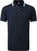 Риза за поло Footjoy Solid Polo With Trim Mens Navy XL
