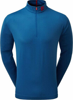 Hoodie/Sweater Footjoy Tonal Print Knit Chill-Out Mens Sweater Twilight S - 1