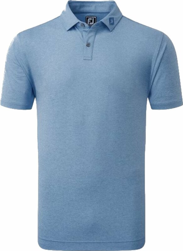 Голф  > Облекло > Ризи за поло Footjoy Heather Self Collar Mens Polo Shirt Cobalt S Кобалт L