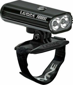 Első lámpa Lezyne Helmet Lite Drive 1000XL 1000 lm Black/Hi Gloss Első lámpa - 1