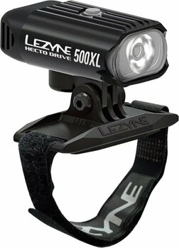 Kolesarska luč Lezyne Helmet Hecto Drive 500XL 500 lm Black/Hi Gloss Kolesarska luč - 1