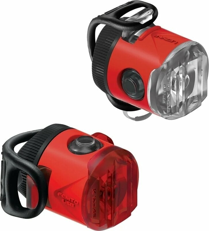 Fietslamp Lezyne Femto USB Drive Pair Red Front 15 lm / Rear 5 lm Fietslamp