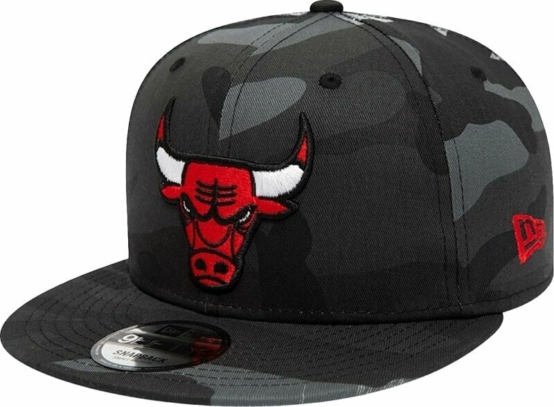 Chicago Bulls Șapcă 9Fifty NBA Team Camo Negru Camuflaj M/L