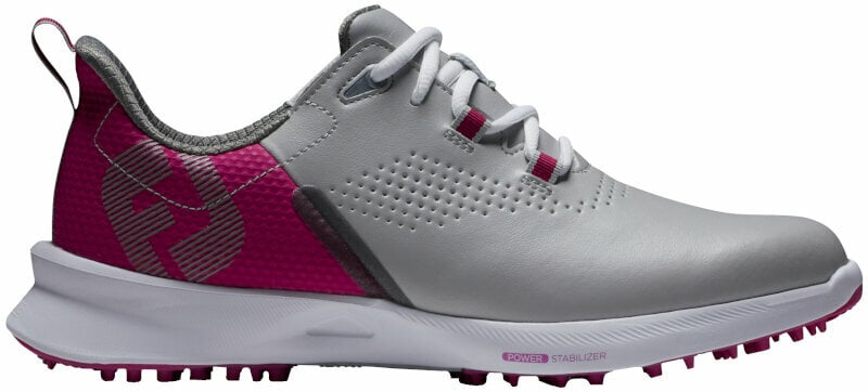 Golfschoenen voor dames Footjoy FJ Fuel Womens Golf Shoes Grey/Berry/Dark Grey 36,5