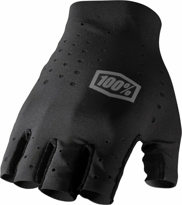 Pyöräilyhanskat 100% Sling Bike Short Finger Gloves Black 2XL Pyöräilyhanskat