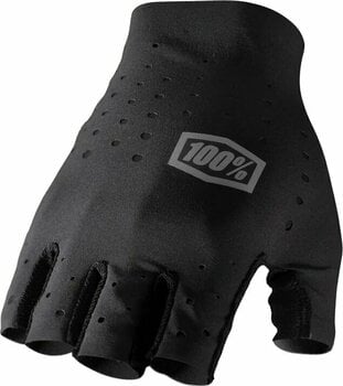 Cykelhandskar 100% Sling Bike Short Finger Gloves Black XL Cykelhandskar - 1