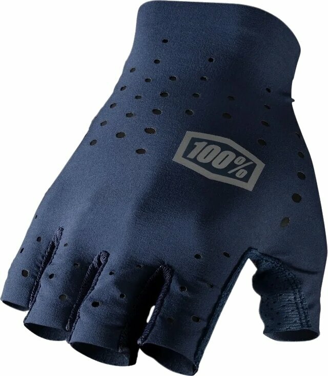 Cyklistické rukavice 100% Sling Bike Short Finger Gloves Navy 2XL Cyklistické rukavice