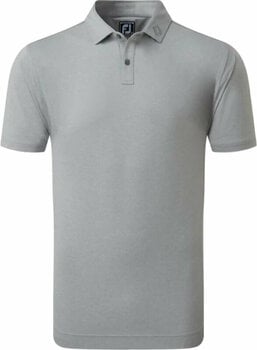 Polo Shirt Footjoy Self Collar Mens Polo Shirt Grey XL - 1