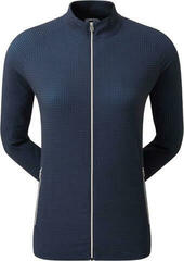 Jacke Footjoy Houndstooth Print Woven Navy S Jacke