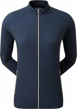 Giacca Footjoy Houndstooth Print Woven Jacket Navy S - 1