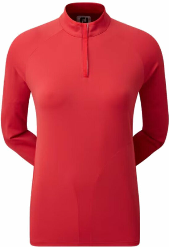 Pulover s kapuco/Pulover Footjoy Half-Zip Womens Midlayer Red S