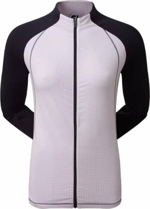 Pulover s kapuco/Pulover Footjoy Houndstooth Printed Womens Midlayer Navy/Purple Cloud S