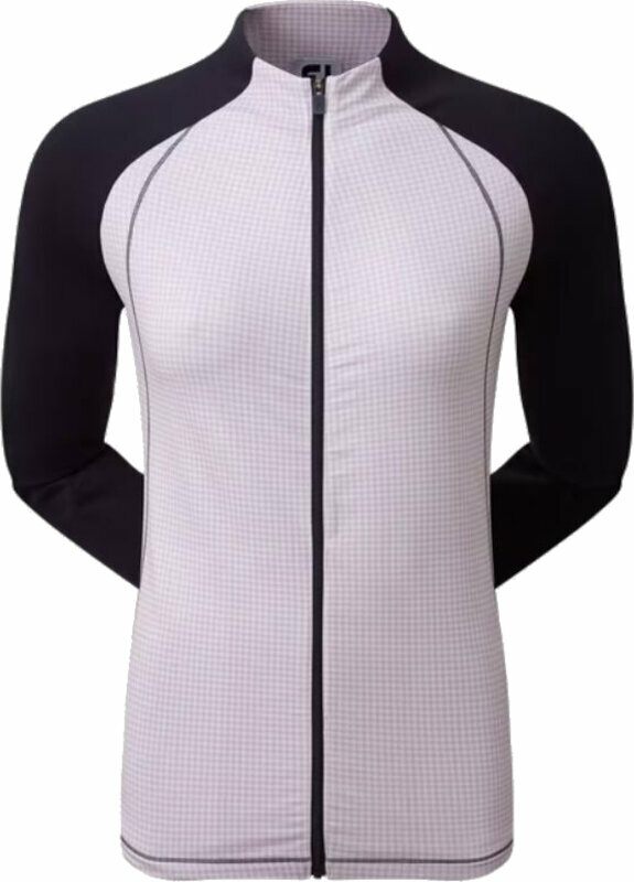 Sweat à capuche/Pull Footjoy Houndstooth Printed Womens Midlayer Navy/Purple Cloud M