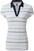 Camisa pólo Footjoy Cap Sleeve Colour Block Womens Polo Shirt White/Navy S