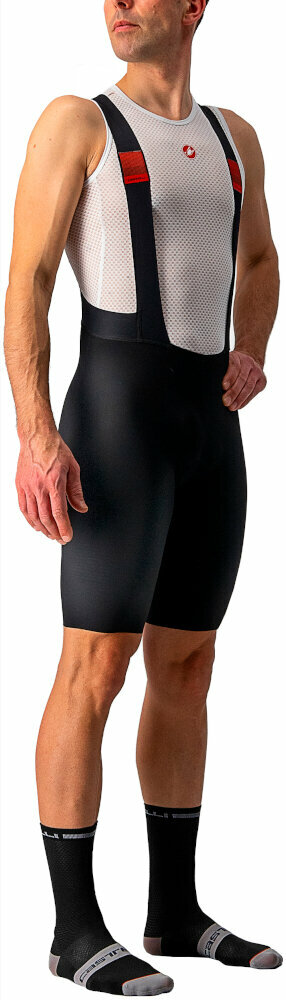 Pantaloncini e pantaloni da ciclismo Castelli Premio Black Bibshort Black S Pantaloncini e pantaloni da ciclismo