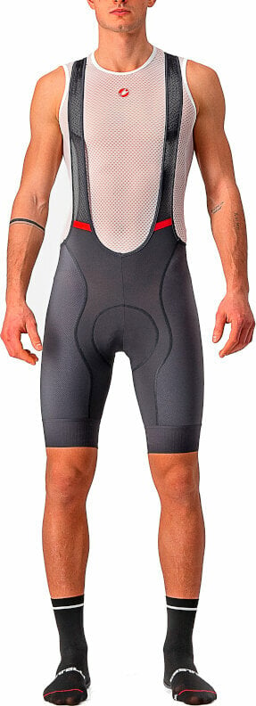 Calções e calças de ciclismo Castelli Competizione Bibshort Dark Gray S Calções e calças de ciclismo
