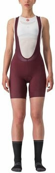 Cycling Short and pants Castelli Prima W Bibshort Deep Bordeaux/Persian Red XS Cycling Short and pants - 1