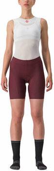 Pantaloncini e pantaloni da ciclismo Castelli Prima W Short Deep Bordeaux/Persian Red S Pantaloncini e pantaloni da ciclismo - 1