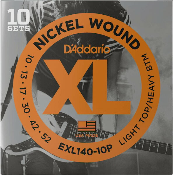 Snaren voor elektrische gitaar D'Addario EXL140-10P