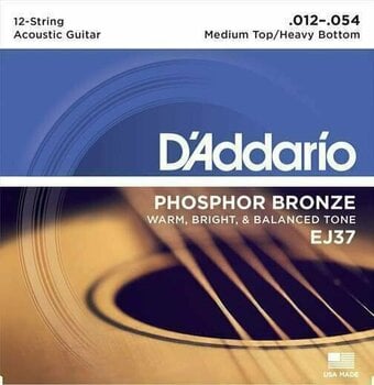 Struny do gitary akustycznej D'Addario EJ37 - 1