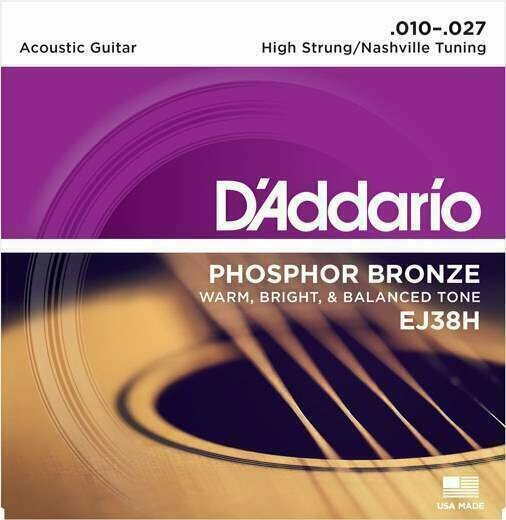 Cordes de guitares acoustiques D'Addario EJ38H