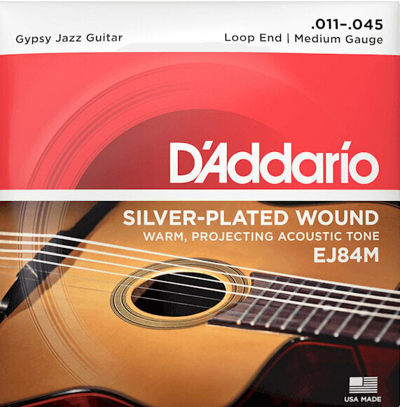Struny pre akustickú gitaru D'Addario EJ84M