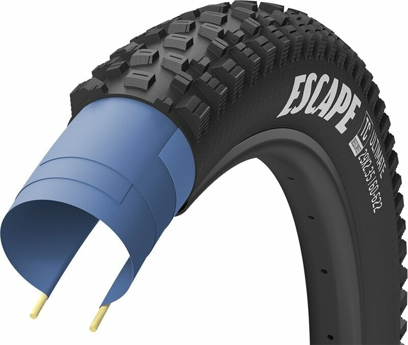 MTB fietsband Goodyear Escape Ultimate Tubeless Complete 27,5" (584 mm) Black 2.35 MTB fietsband