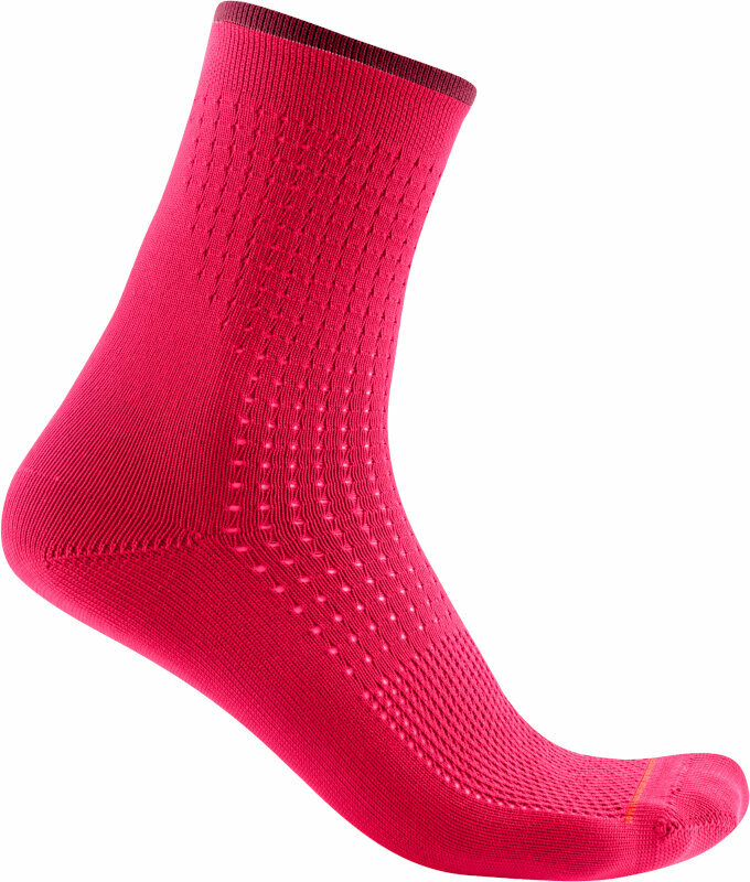 Kolesarske nogavice Castelli Premio W Sock Persian Red S/M Kolesarske nogavice