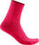 Чорапи за колоездене Castelli Premio W Sock Persian Red S/M Чорапи за колоездене
