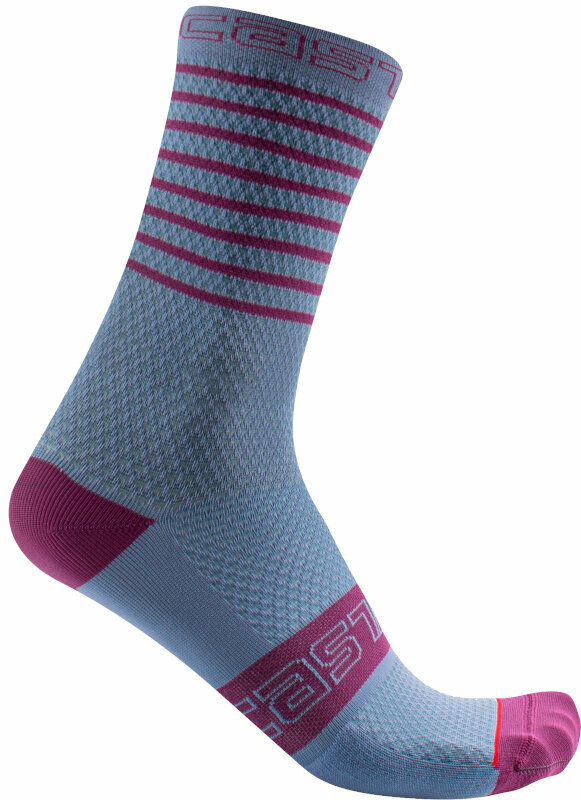 Cyklo ponožky Castelli Superleggera W 12 Sock Violet Mist S/M Cyklo ponožky