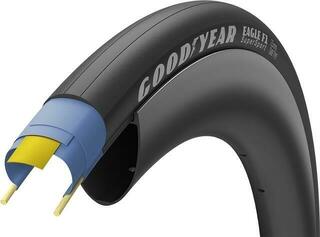Plášť pro silniční kolo Goodyear Eagle F1 SuperSport Tube Type 29/28" (622 mm) 23.0 Black Kevlarový Plášť pro silniční kolo