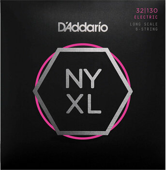 Jeux de 6 cordes basses D'Addario NYXL32130 - 1
