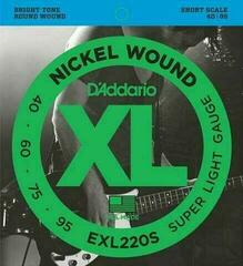 Basgitarrsträngar D'Addario EXL220S Basgitarrsträngar