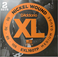 Basgitarrsträngar D'Addario EXL160TP Basgitarrsträngar